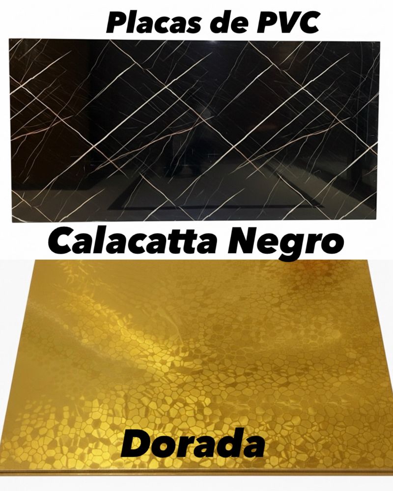 Placas de PVC símil mármol